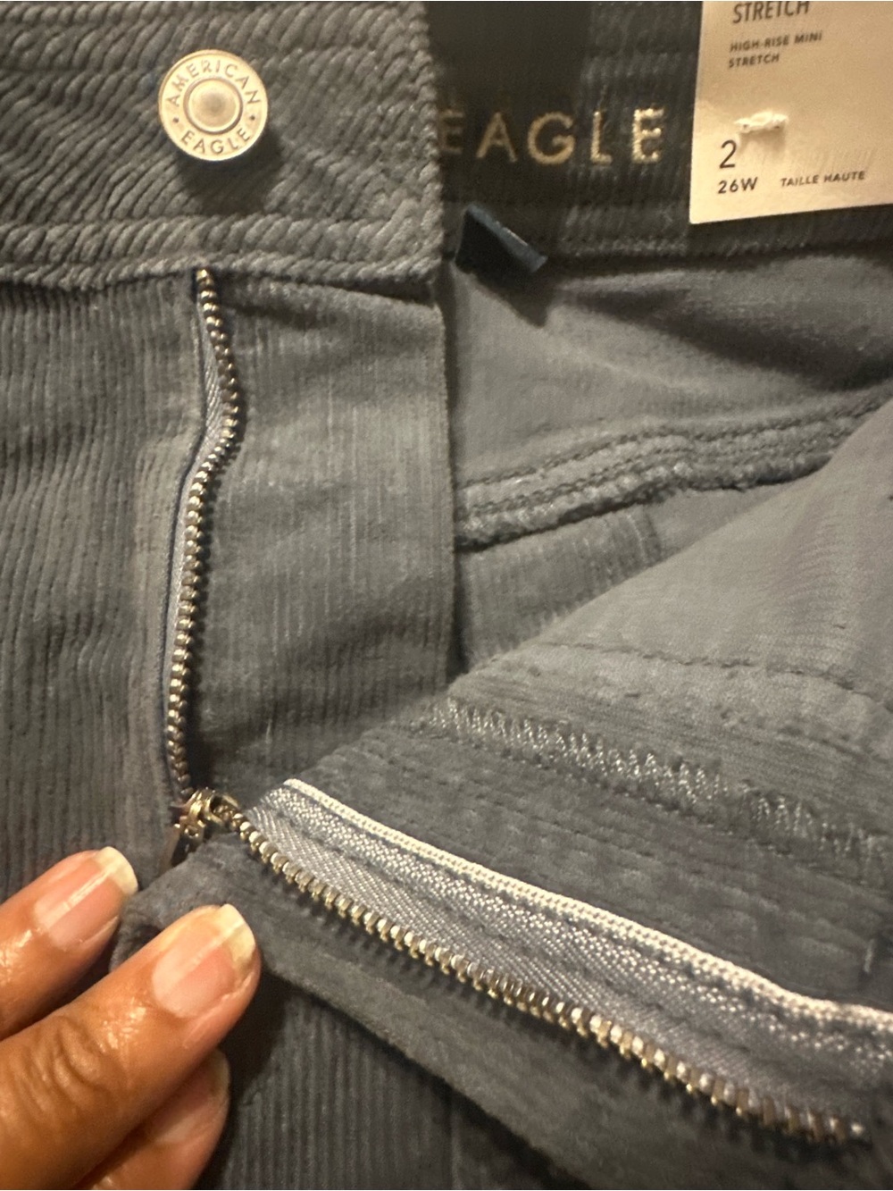 American Eagle Outfitters NWT Corduroy Mini Skirt - Picture 6 of 8